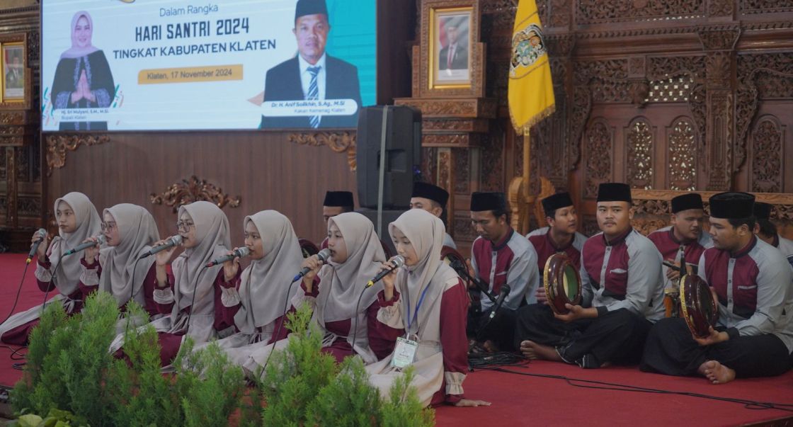 Peringati Hari Santri Pemkab Klaten Gelar Lomba Hadroh.