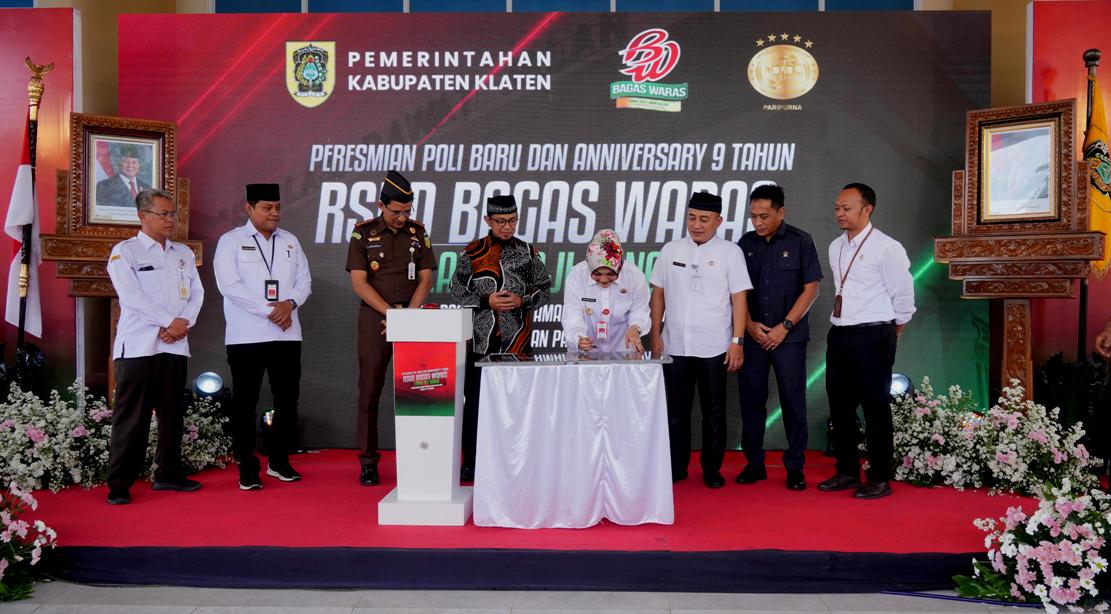 RSUD Bagas Waras Klaten Kini Dilengkapi Gedung Poliklinik Terpadu.