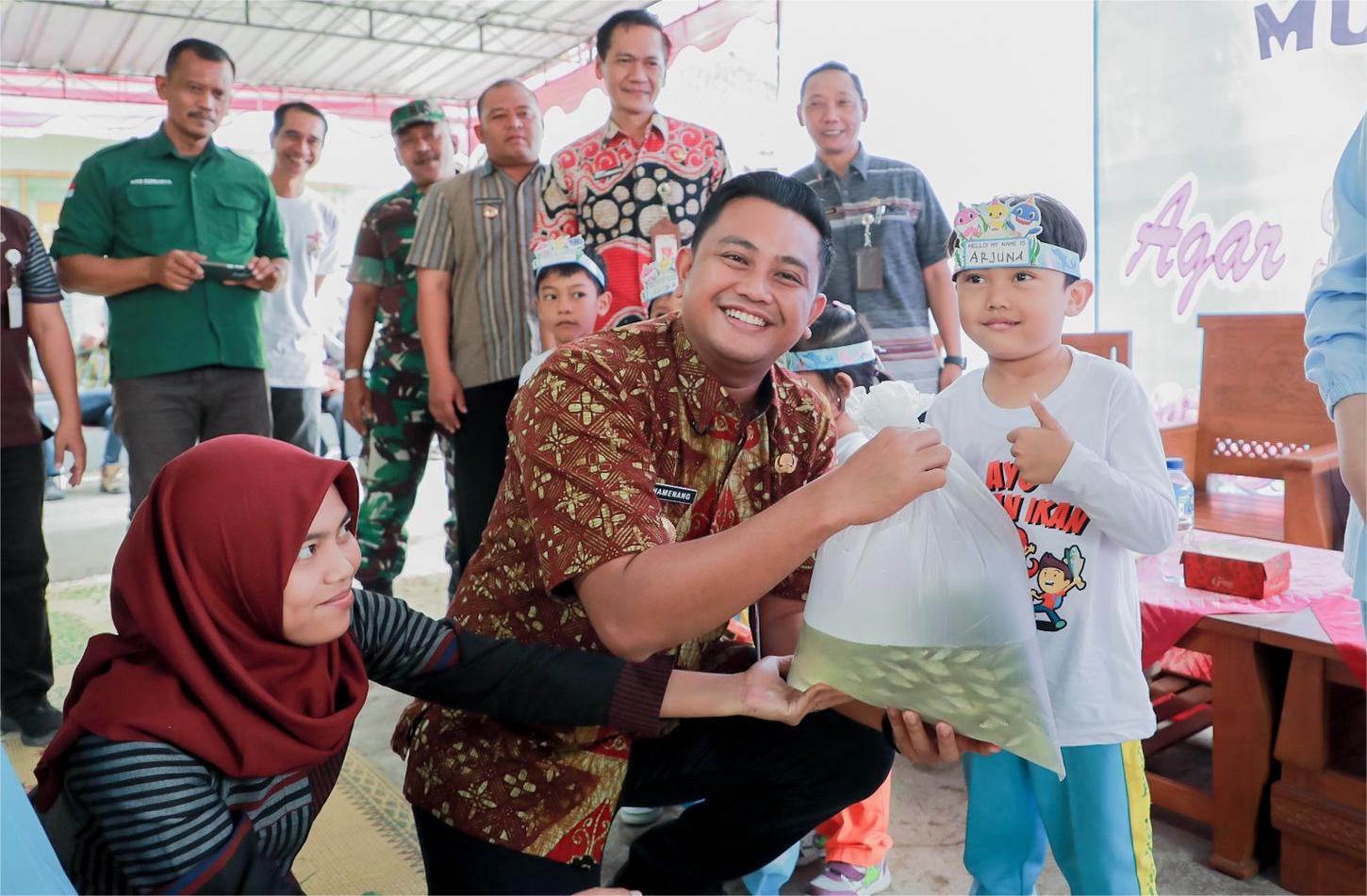 DKPP Klaten Sosialisasi Gerakan Gemar Makan Ikan.